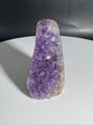 Dark Brazilian Purple Amethyst Cut Base