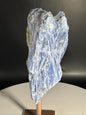 Blue Kyanite from Brazil on Stand