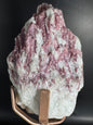 Pink Tourmaline from Brazil on Custom Stand