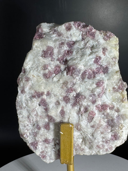 Pink Tourmaline from Brazil on Custom Stand