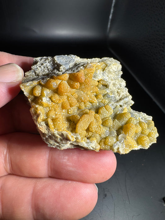 Smithsonite over Dog Tooth Calcite, La Ojuela mine, Mapimi, Durango Mexico 109 grams
