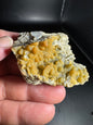 Smithsonite over Dog Tooth Calcite, La Ojuela mine, Mapimi, Durango Mexico 109 grams
