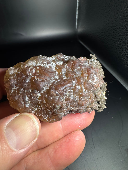 Botryoidal Red Fluorite San Antonio Mine, Santa Eulalia, Mex 238 Grams