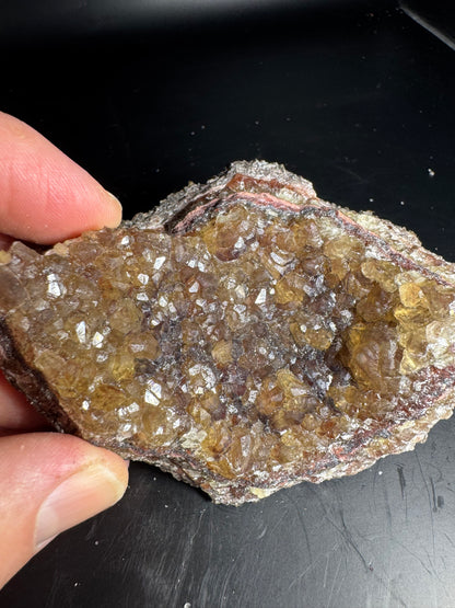 Botryoidal Red Fluorite San Antonio Mine, Santa Eulalia, Mex 344 Grams
