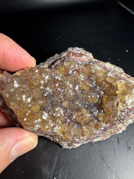 Botryoidal Red Fluorite San Antonio Mine, Santa Eulalia, Mex 344 Grams