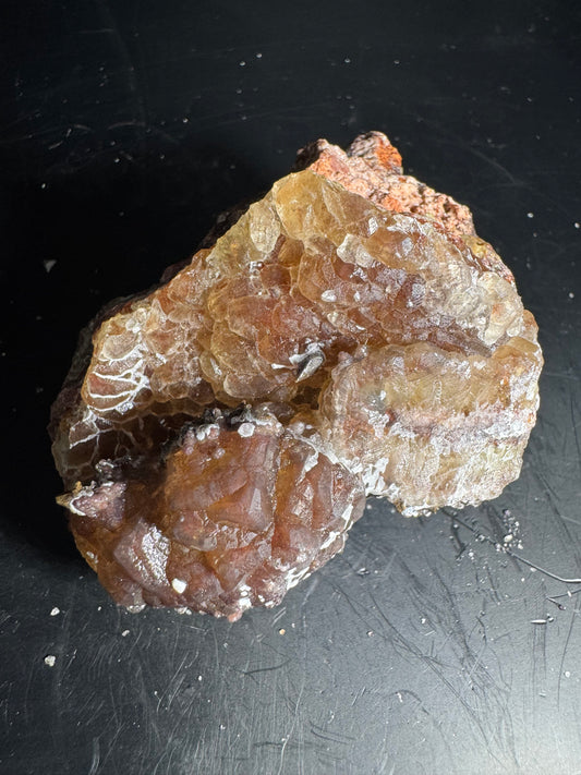 Botryoidal Red Fluorite San Antonio Mine, Santa Eulalia, Mex 270 Grams