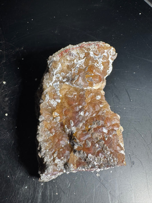 Botryoidal Red Fluorite San Antonio Mine, Santa Eulalia, Mex 205 Grams