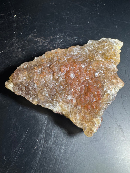 Botryoidal Red Fluorite San Antonio Mine, Santa Eulalia, Mex 202 Grams