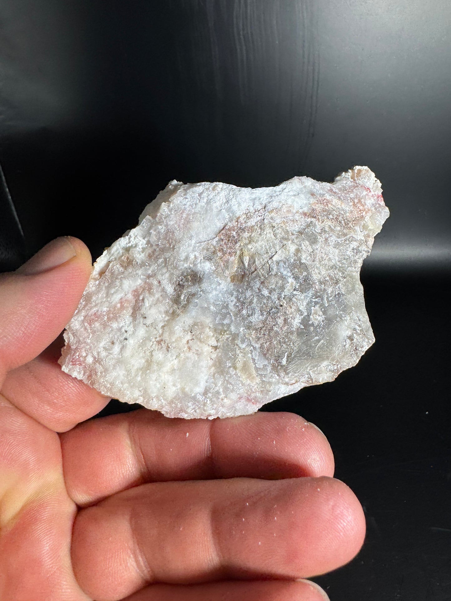 UV Reactive Cinnabar Druzy Quartz  from El Potosi Mine, Santa Eulalia, Chihuahua, Mex. 142 grams