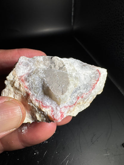 UV Reactive Cinnabar Druzy Quartz El Potosi Mine, Santa Eulalia, Chihuahua, Mex. 195 grams