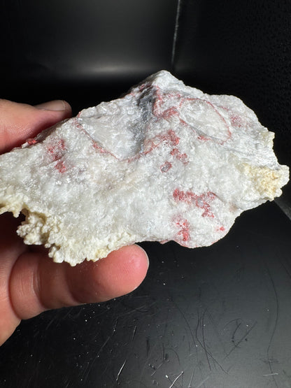 UV Reactive Cinnabar Druzy Quartz El Potosi Mine, Santa Eulalia, Chihuahua, Mex. 367 grams