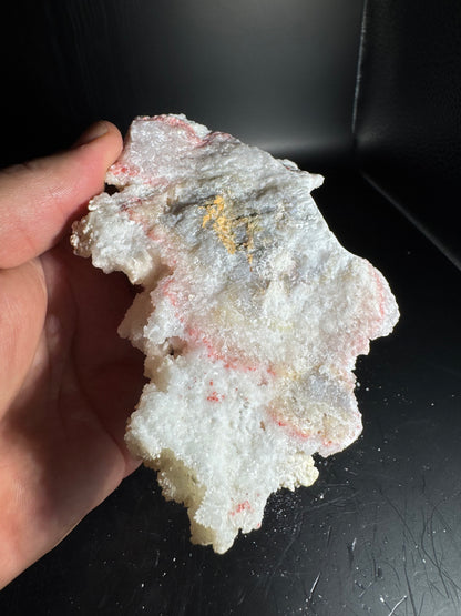UV Reactive Cinnabar Druzy Quartz El Potosi Mine, Santa Eulalia, Chihuahua, Mex. 227 grams