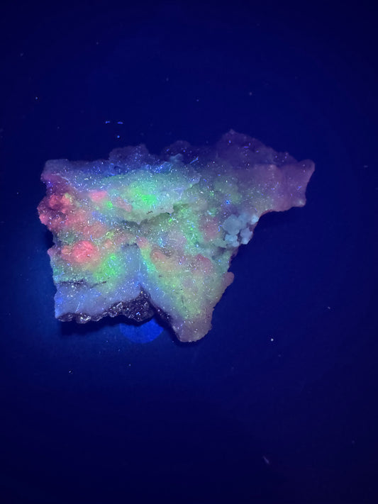 UV Reactive Multi Colored Grateful Dead Calcite from La Ojuela mine, Mapimi, Durango, Mexico