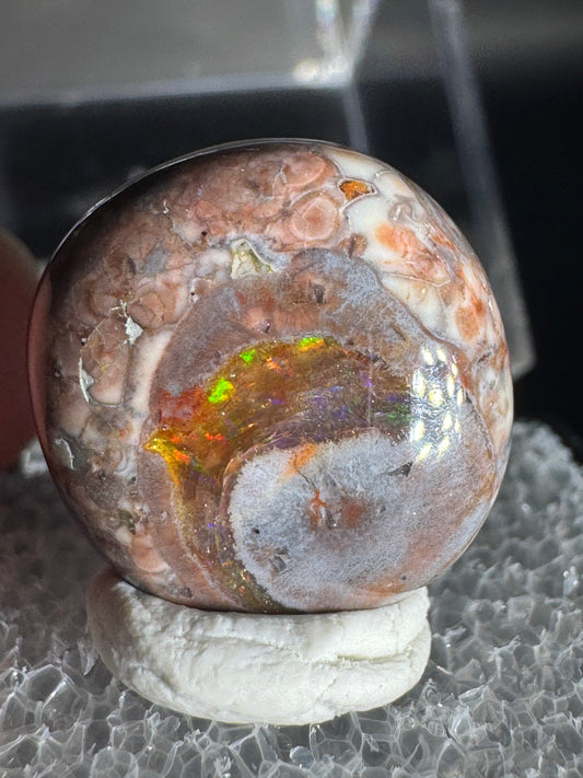 Mexican Cantera Fire Opal Cabochon