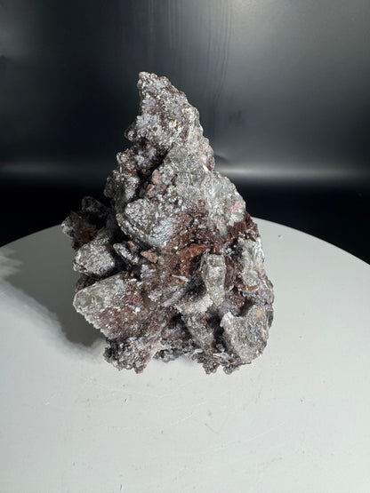 Sparkly Dog Tooth Calcite with Hematite Potosi Mine Mx 278 Grams