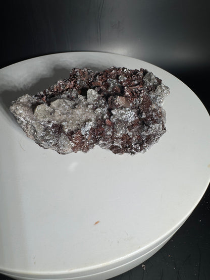 Sparkly Dog Tooth Calcite with Hematite Potosi Mine Mx 193 Grams