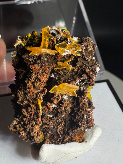 Wulfenite on Matrix from Mexico 7 Grams