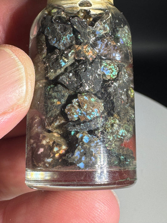 Leopard Opal Jar also known as Aztec Opal