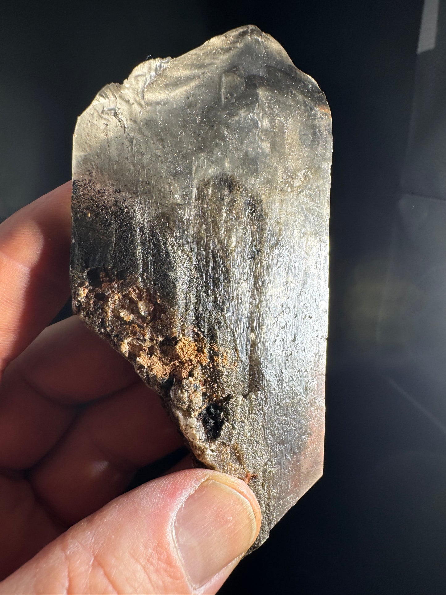 Phantom Selenite from La Platosa mine in Bermejillo Durango Mex 111 Grams