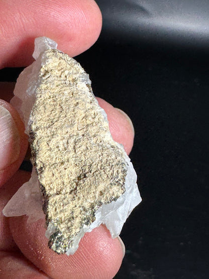 Iridescent Marcasite on Mangano Calcite Guerrero, Taxco Mex 21 Grams