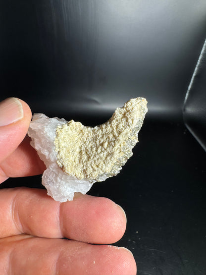 Iridescent Marcasite on Mangano Calcite Guerrero, Taxco Mex 26 Grams