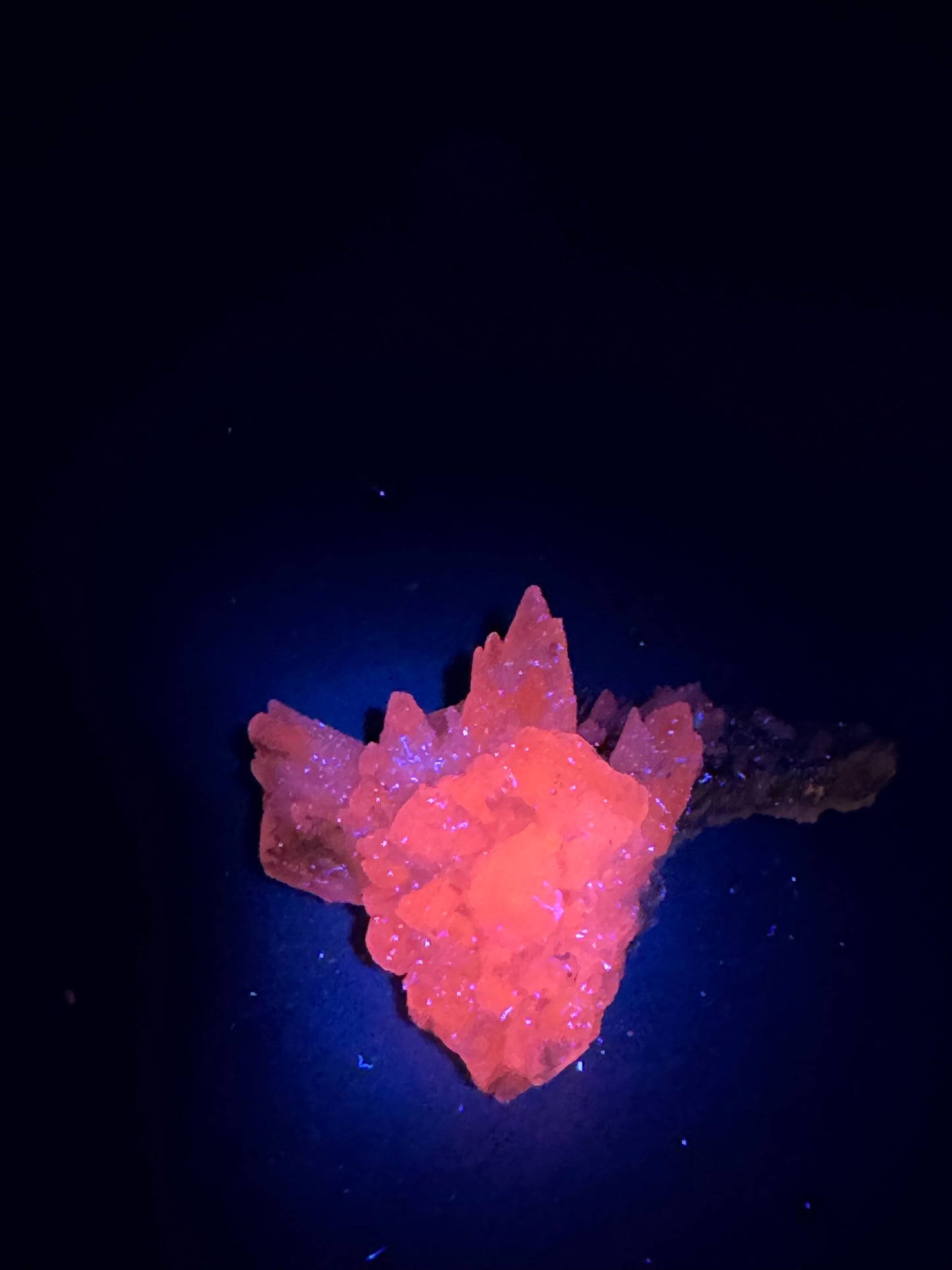 Iridescent Marcasite on Mangano Calcite Guerrero, Taxco Mex 26 Grams