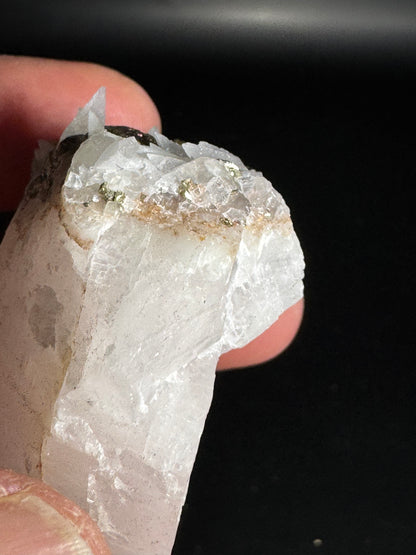 Iridescent Marcasite on Mangano Calcite Guerrero, Taxco Mex 67 Grams