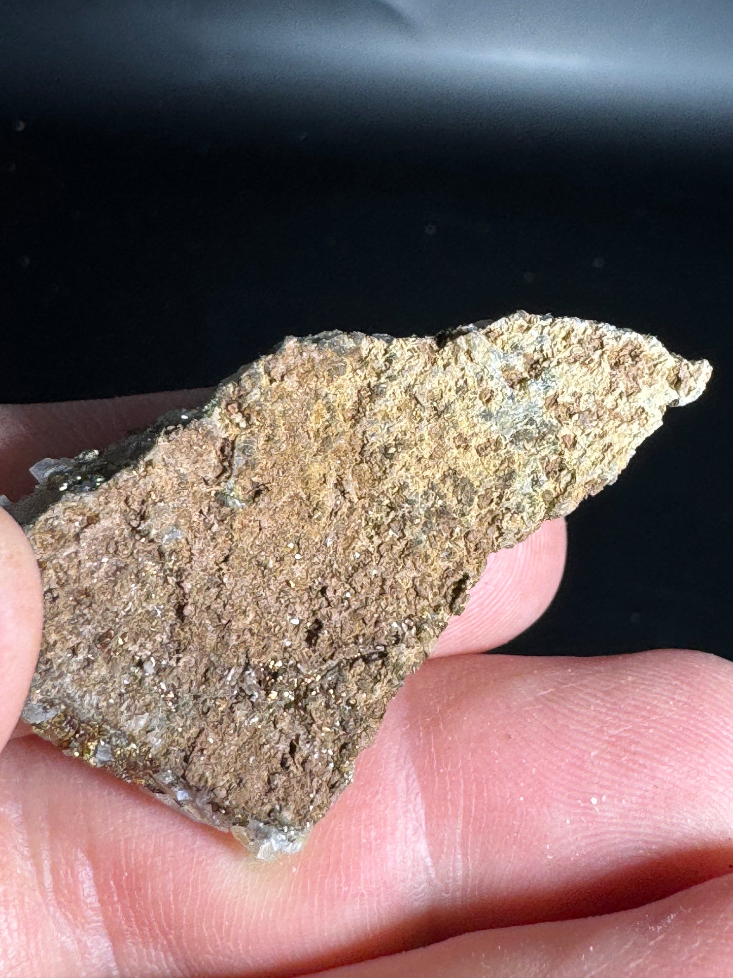 Iridescent Marcasite on Mangano Calcite Guerrero, Taxco Mex 11 Grams