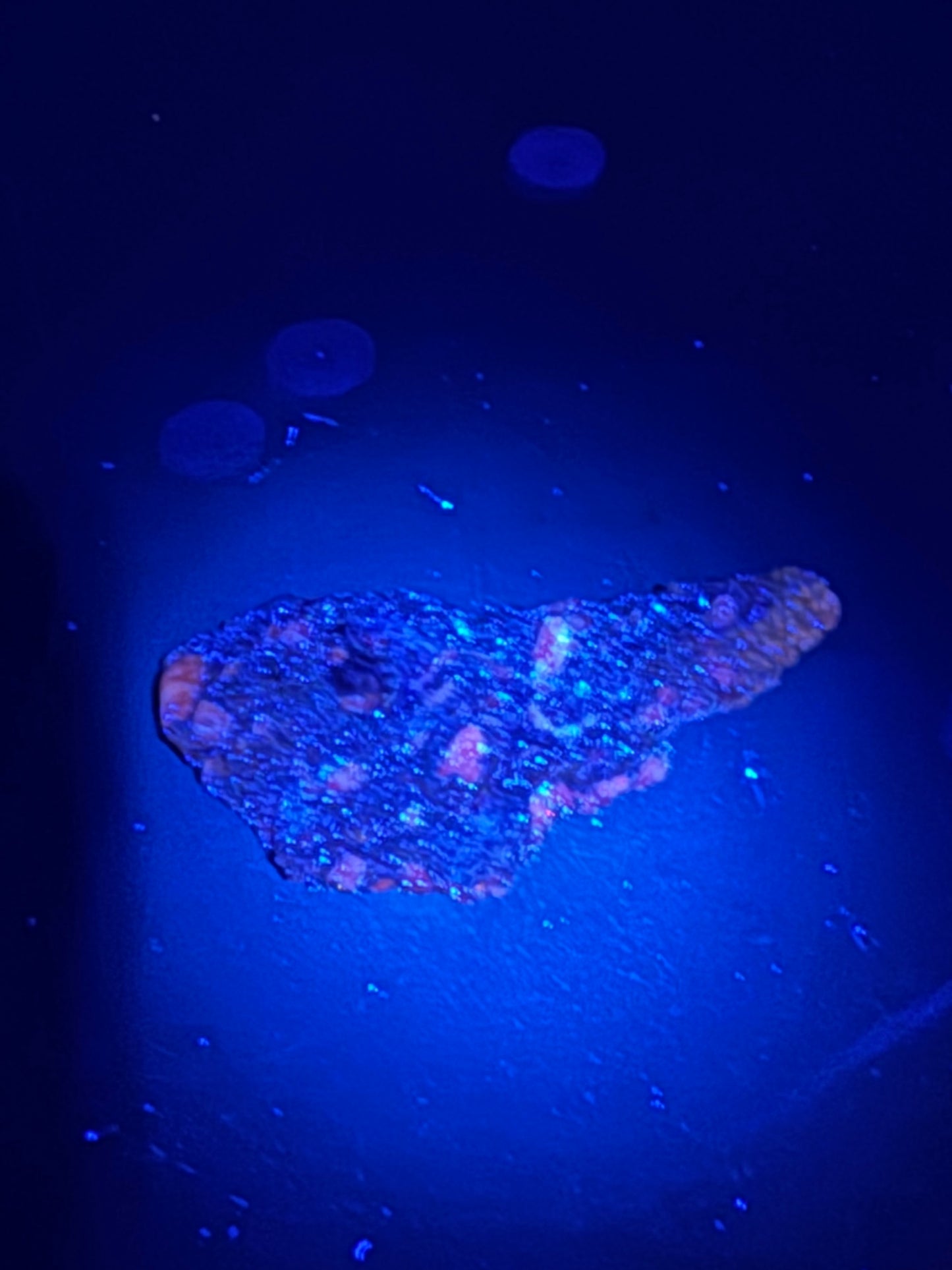 Iridescent Marcasite on Mangano Calcite Guerrero, Taxco Mex 25 Grams