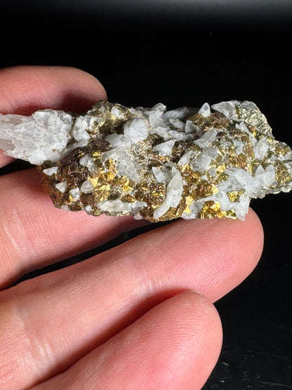 Iridescent Marcasite on Mangano Calcite Guerrero, Taxco Mex 36 Grams
