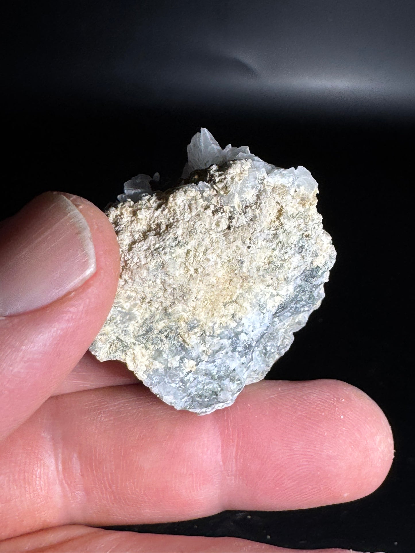 Iridescent Marcasite on Mangano Calcite Guerrero, Taxco Mex 50 Grams