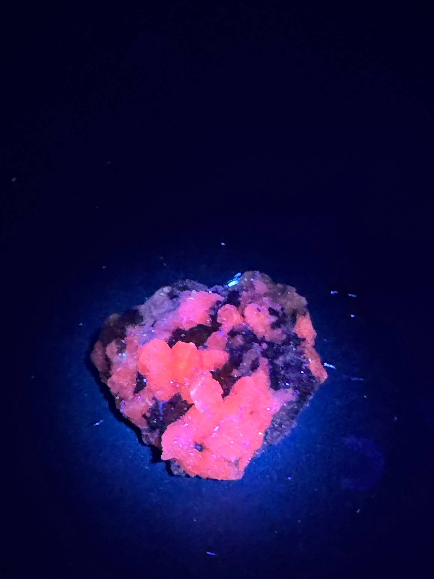 Iridescent Marcasite on Mangano Calcite Guerrero, Taxco Mex 50 Grams