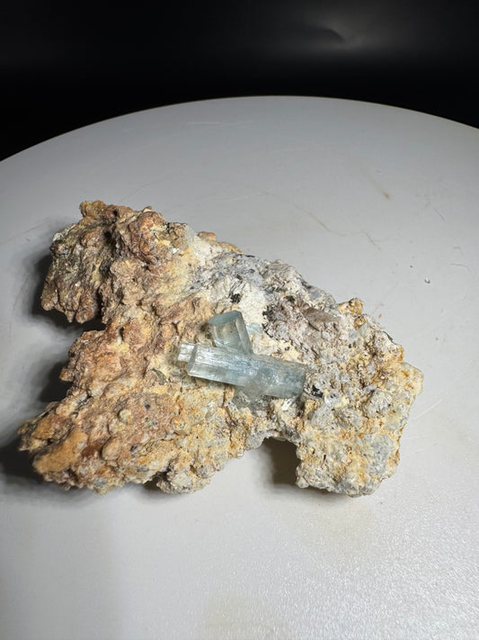58g Natural Aquamarine Cluster Mineral Specimen Namibia