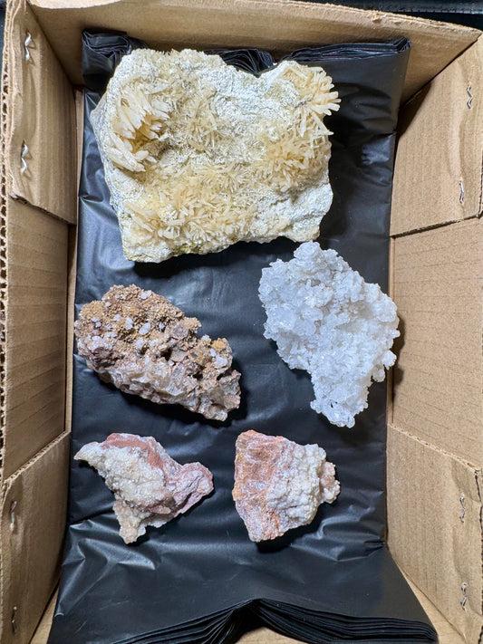UV Reactive Calcite Lot 5 Pieces from Mexico