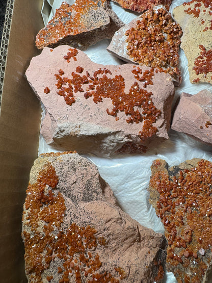 Vanadinite Wholesale flat 11 piece from Morocco