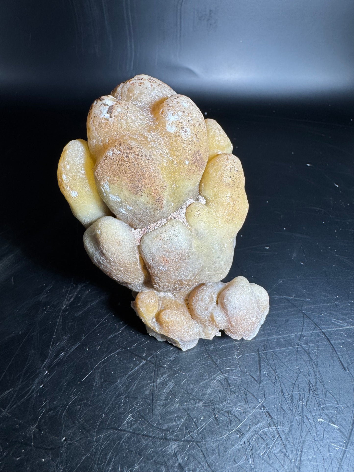 Botryoidal Honey Aragonite - Santa Eulalia, Chihuahua, Mexico 324 g