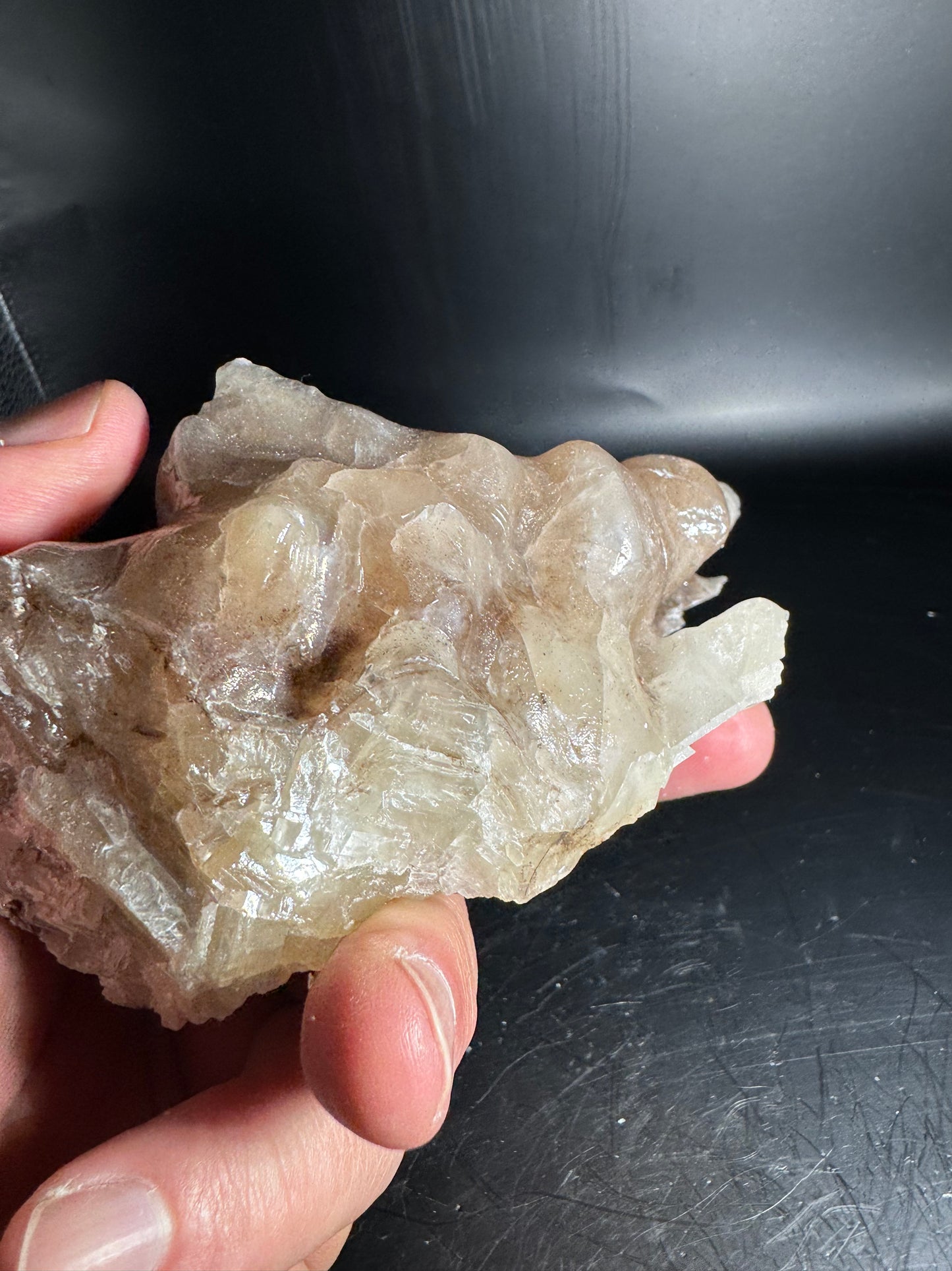 Honey Aragonite - Santa Eulalia, Chihuahua, Mexico 538 g