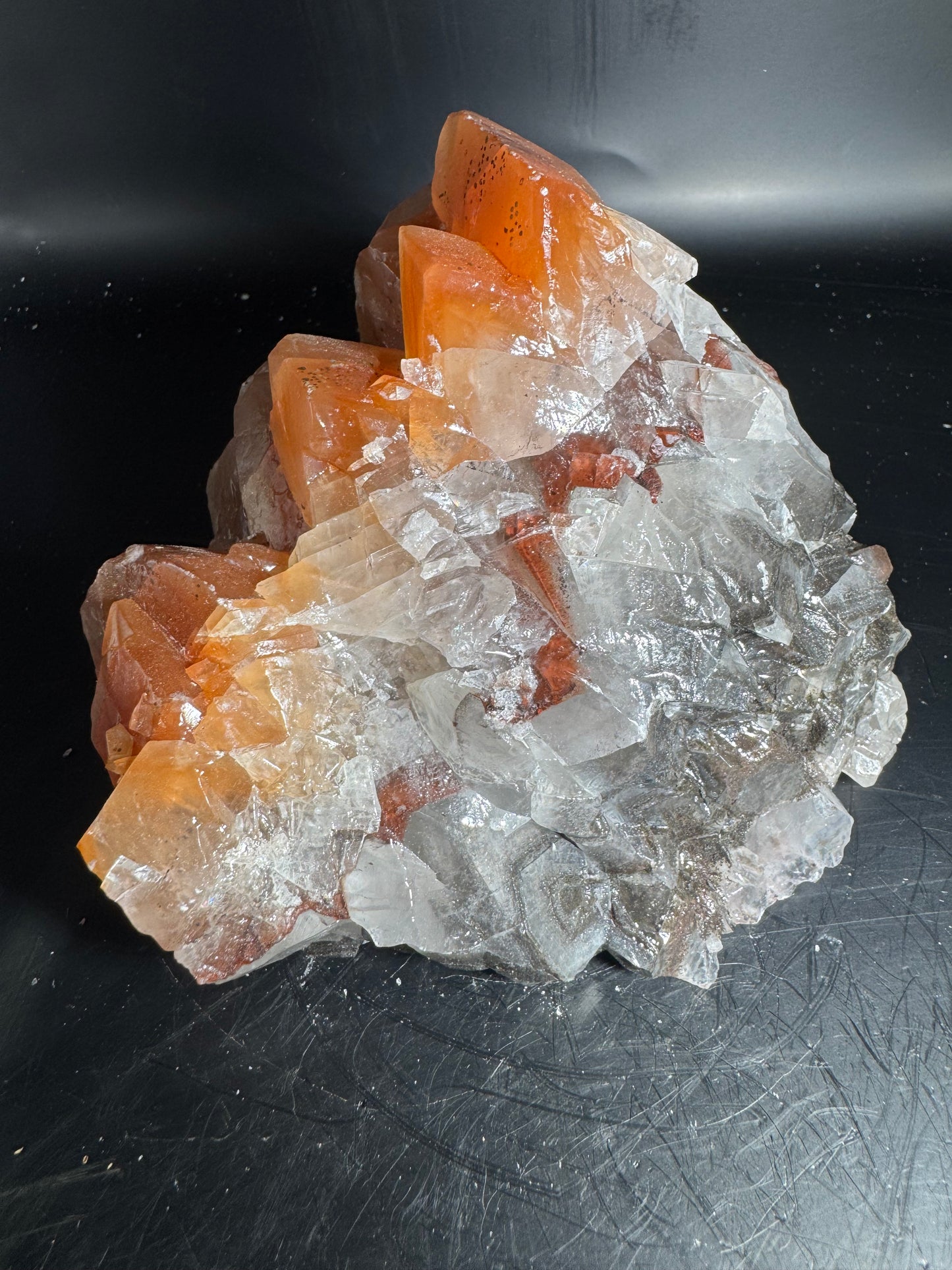 Monarch Butterfly Calcite El Potosi Mine, Santa Eulalia, Chihuahua , Mexico 1145 Grams
