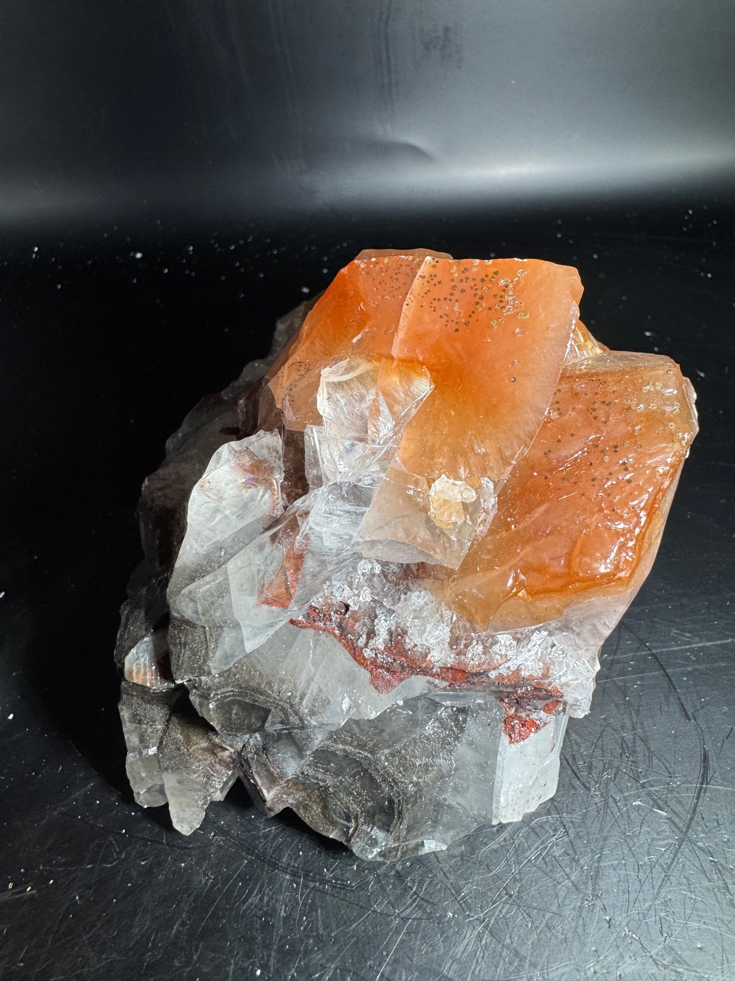 Monarch Butterfly Calcite El Potosi Mine, Santa Eulalia, Chihuahua , Mexico 1145 Grams
