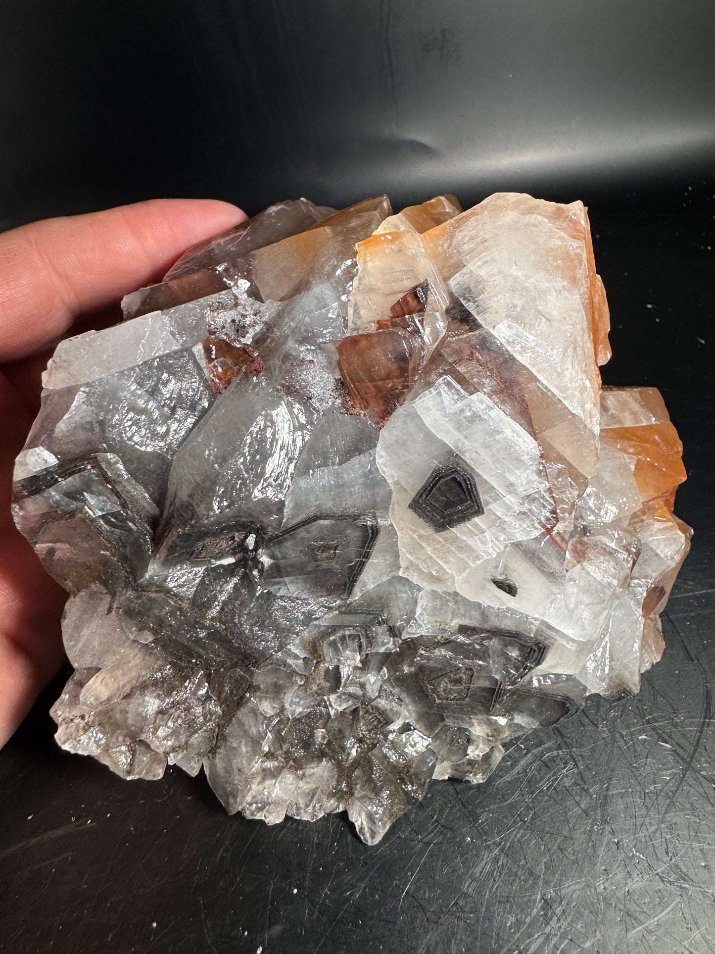 Monarch Butterfly Calcite El Potosi Mine, Santa Eulalia, Chihuahua , Mexico 1145 Grams