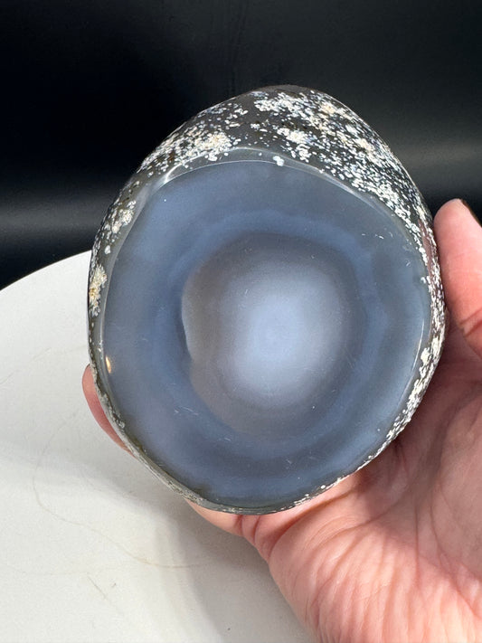 Enhydro banded Agate from Brazil