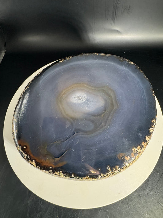 Large Enhydro banded Agate from Brazil