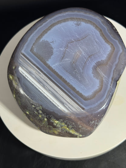 Large Enhydro banded Agate from Brazil