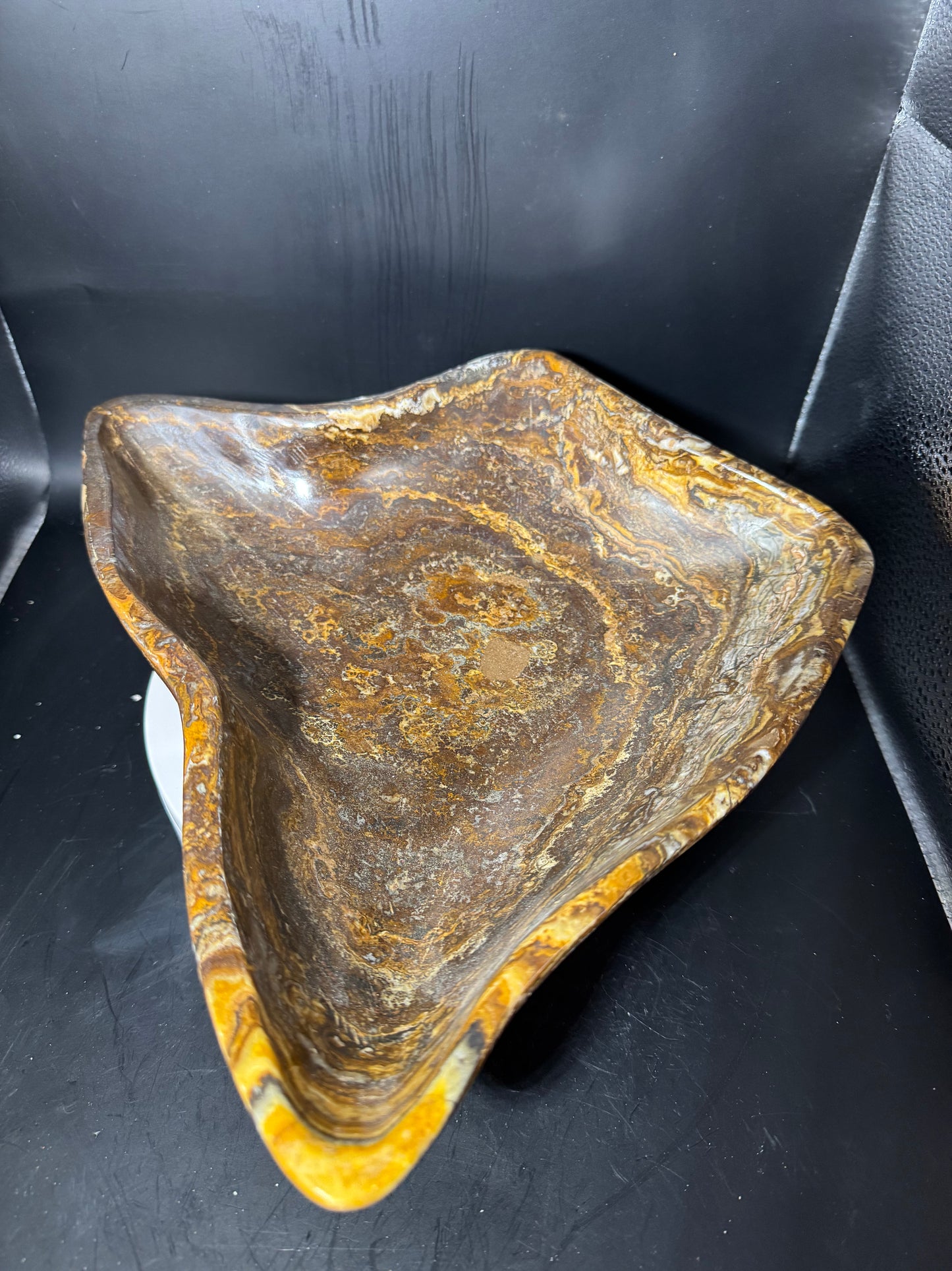 Large Moroccan Onyx Bowl 3.27 LBS!