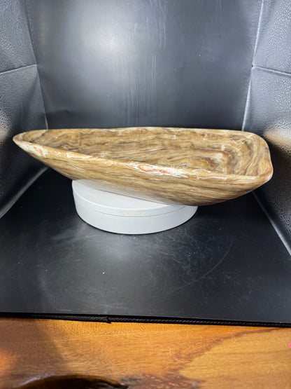 Large Moroccan Onyx Bowl 4.38 LBS!