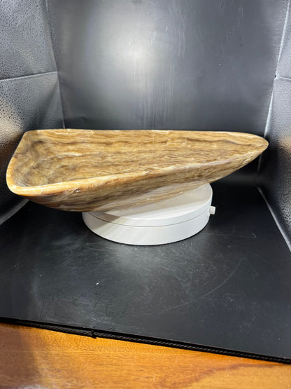 Large Moroccan Onyx Bowl 4.38 LBS!