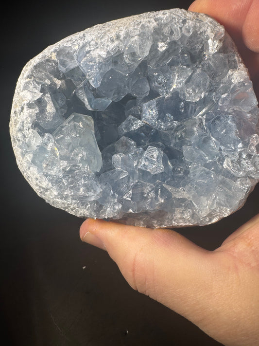 Celestite Crystal Cluster 1.9 LBS!