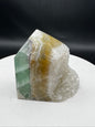 Fluorite with Druzy Quartz Freeform