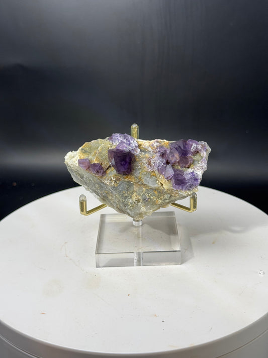 Purple Cubic Fluorite Guangxi China 130 Grams