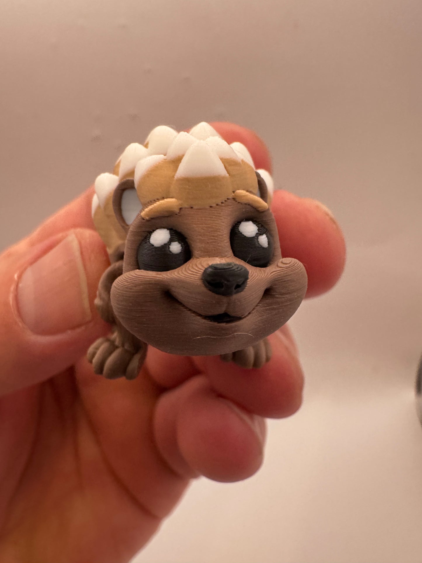 Articulated Hedgehog - 3D Printed Fidget Toy | Flexible Hedgehog Figurine | Cute Desk Decor | Movable Joints | Fun Stress Relief Gift